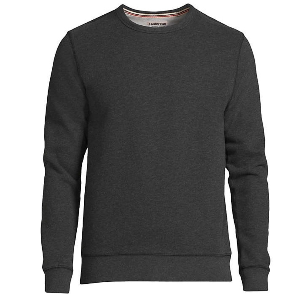 Land’s End 2X Men's Long Sleeve Serious Sweats Crewneck Sweatshirt New